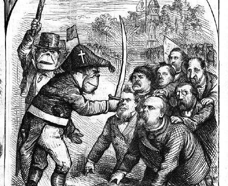Proving a positive: Thomas Nast and the simian stereotype