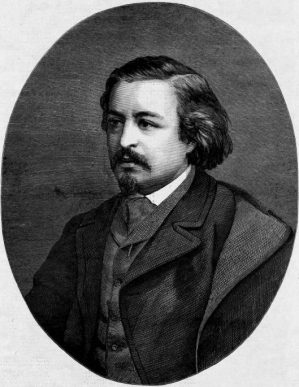 An engraving of Thomas Nast from a photo, as it appeared in Harper's Weekly