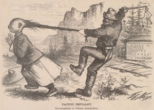 Pacific Chivalry, Harper's Weekly, 7 August, 1869